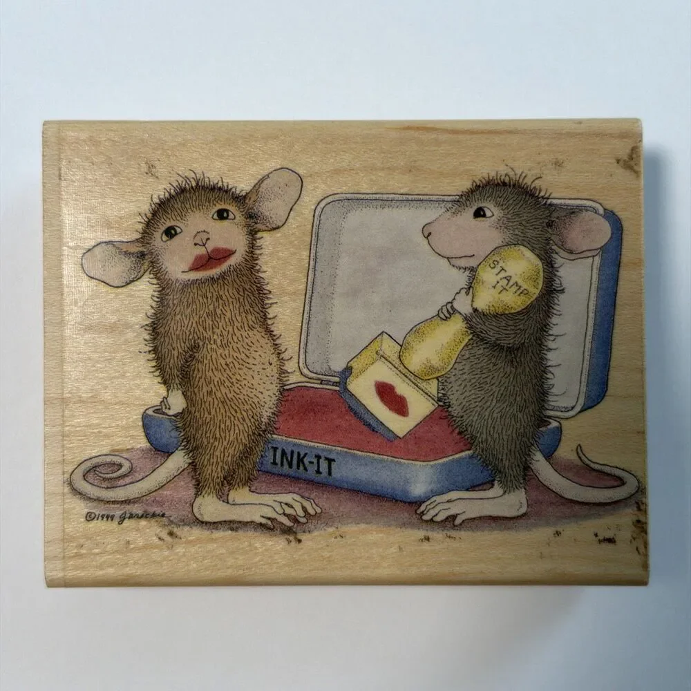 House Mouse Lip Stamp Rubber Stamp Stampabilities 2003 4x3